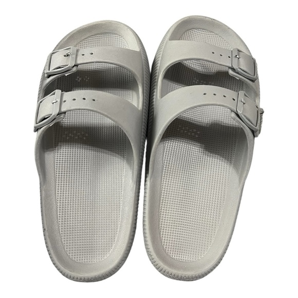 Bebe Marbella Gray Slip On Sandals Size 9 - Picture 4 of 7